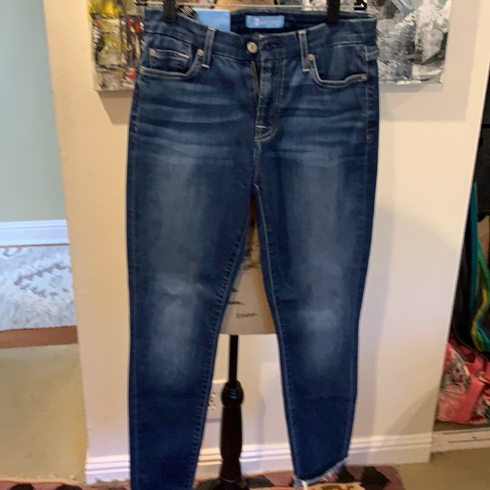 NWT 7 Blair denim skinny jeans. Size 28.